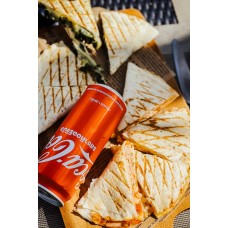 Prawn Hawaiian Tortilla Wrap or Spinach Cheese Tortilla  Free! 1 Coke