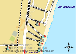 Cha Am Map