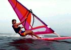 Windsurfing and sailing